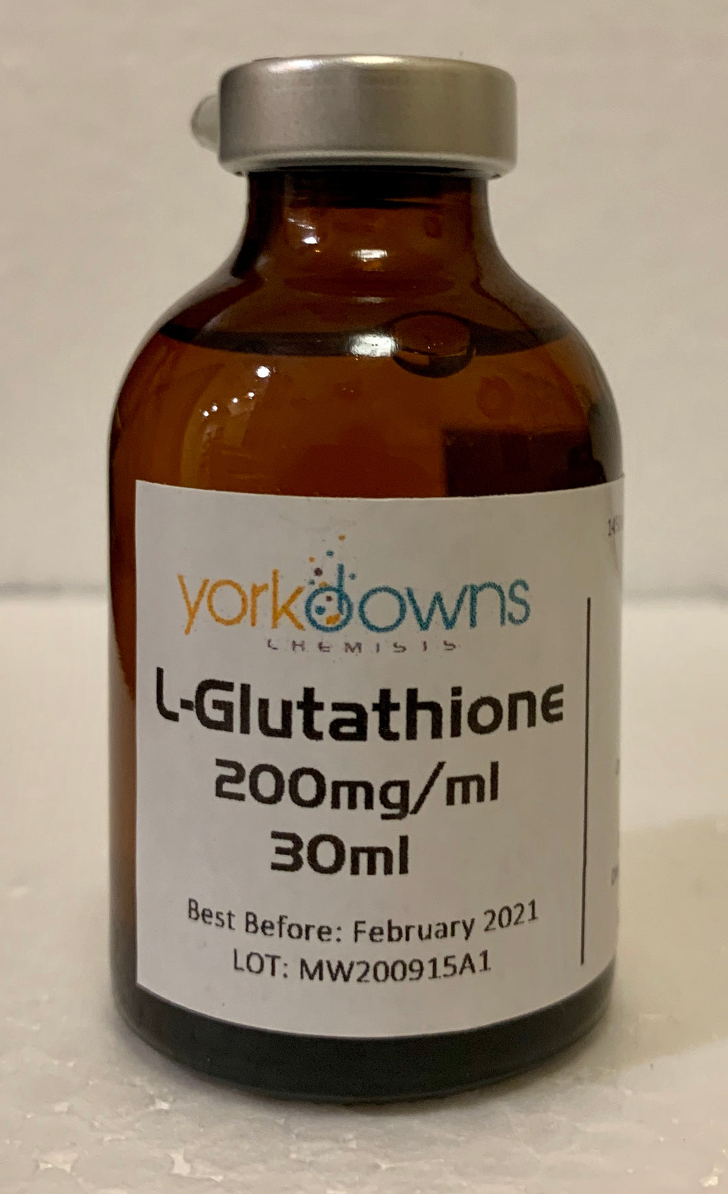 Glutathione (Reduced) 200mg/ml - 30ml