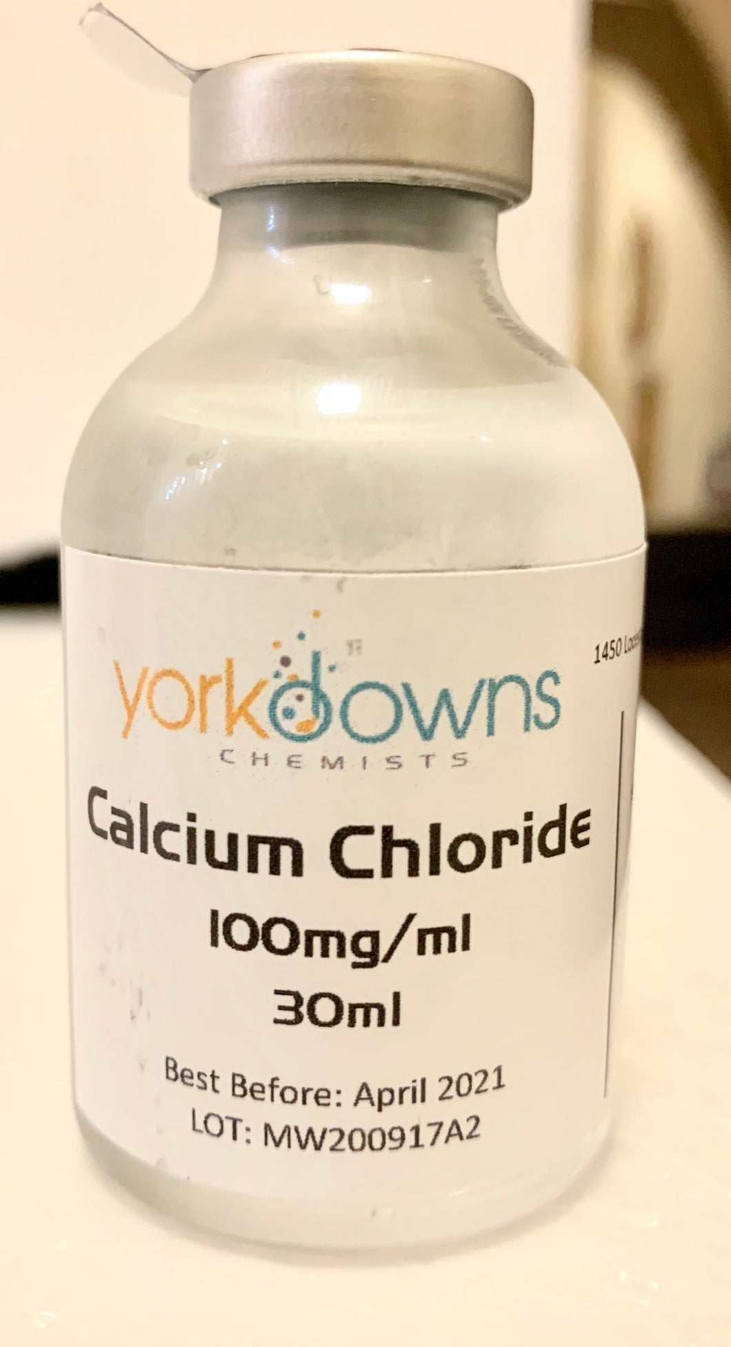 Calcium Chloride 100mg/ml - 30ml